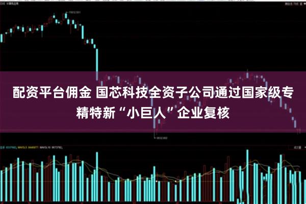 配资平台佣金 国芯科技全资子公司通过国家级专精特新“小巨人”企业复核